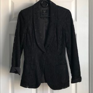✨Black Lace Guess Blazer- Size S